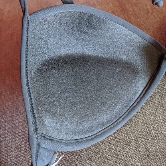 BLACK BIKINI TOP, LA VIE EN ROSE, SMALL - Picture 5 of 7